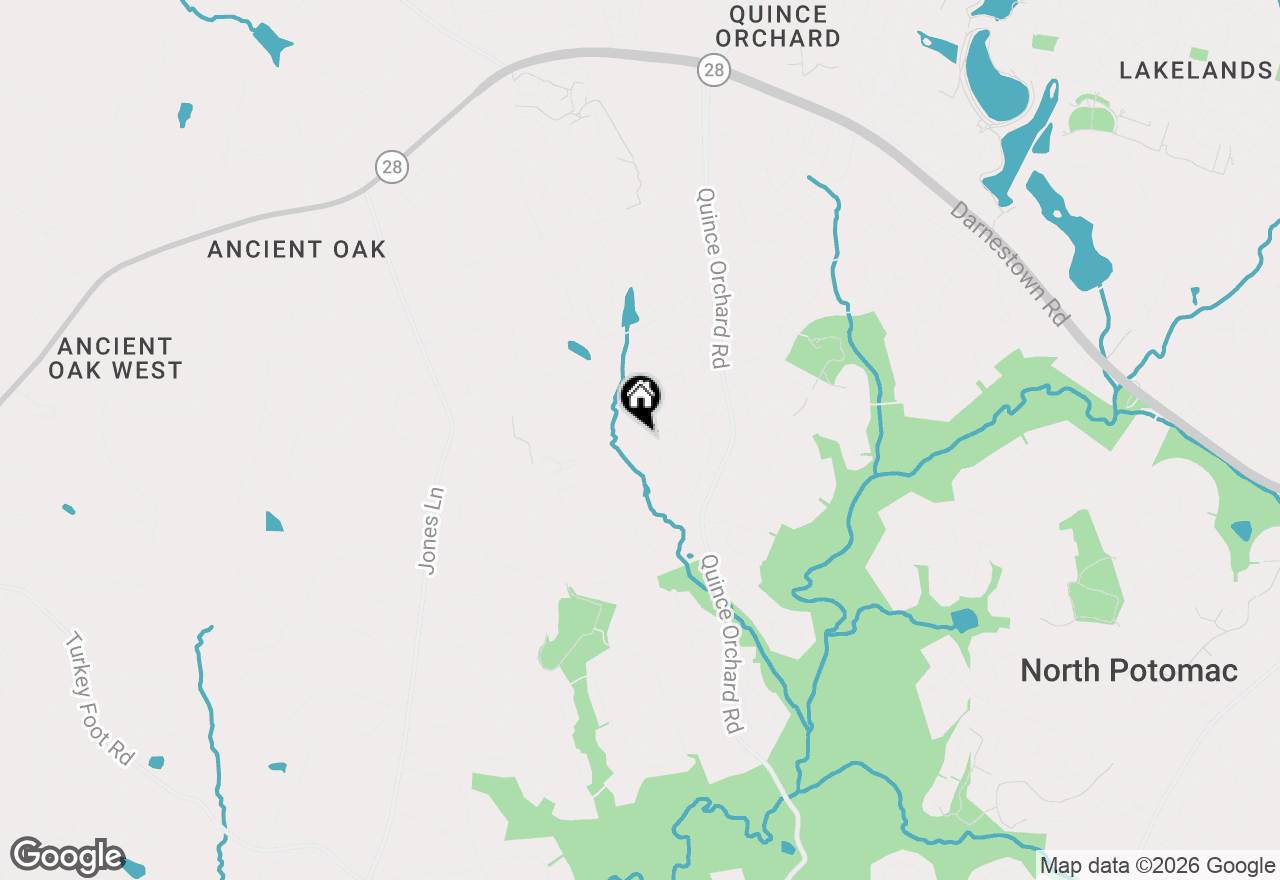 Map of (Address confidential), North Potomac, Maryland 20878