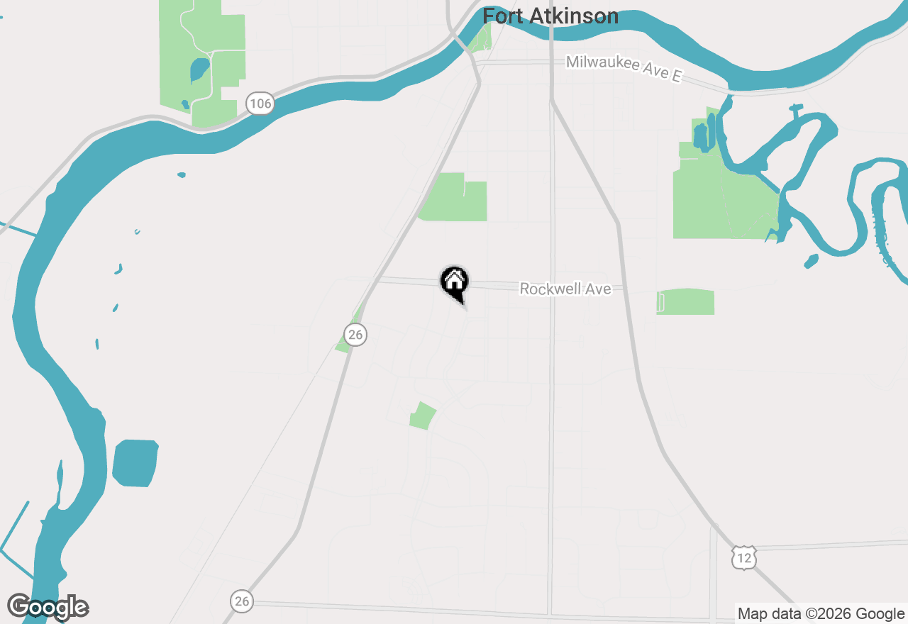 Map of 927 Peterson St, Fort Atkinson, WI 53538