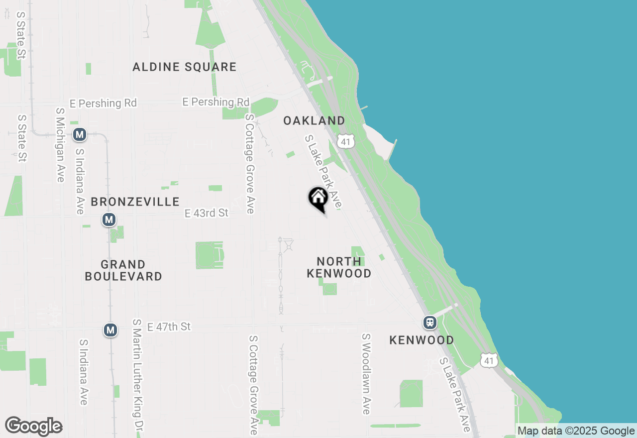 Map of 4314 S Berkeley Avenue, Chicago, IL 60653