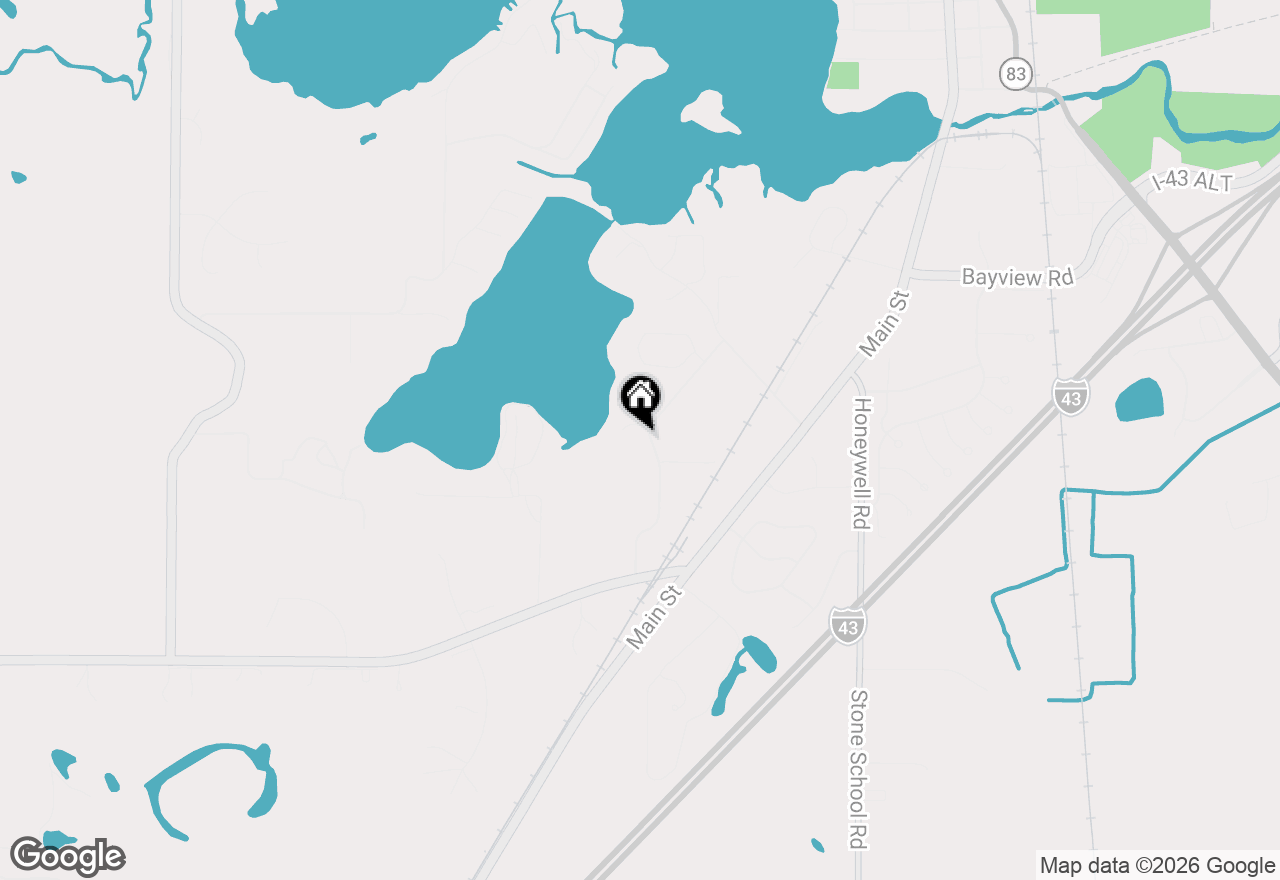 Map of W299S10917 Valley Ridge Dr, Mukwonago, WI 53149