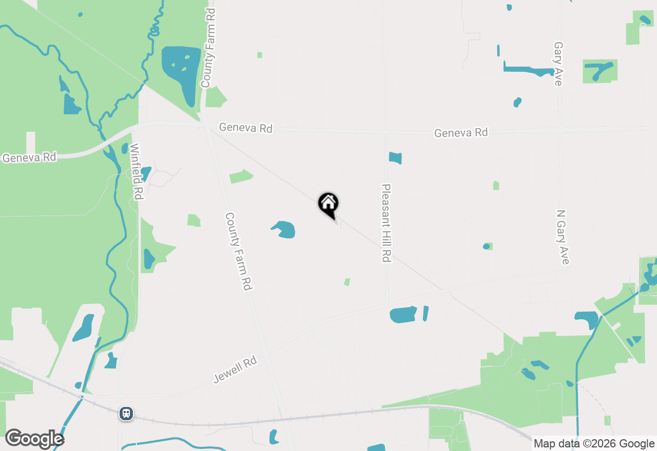 Map of 26W373 Churchill Road, Winfield, IL 60190
