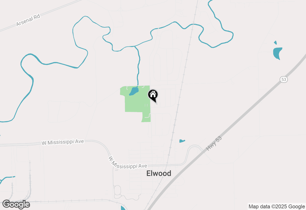 Map of 803 Cobblestone Lane, Elwood, IL 60421