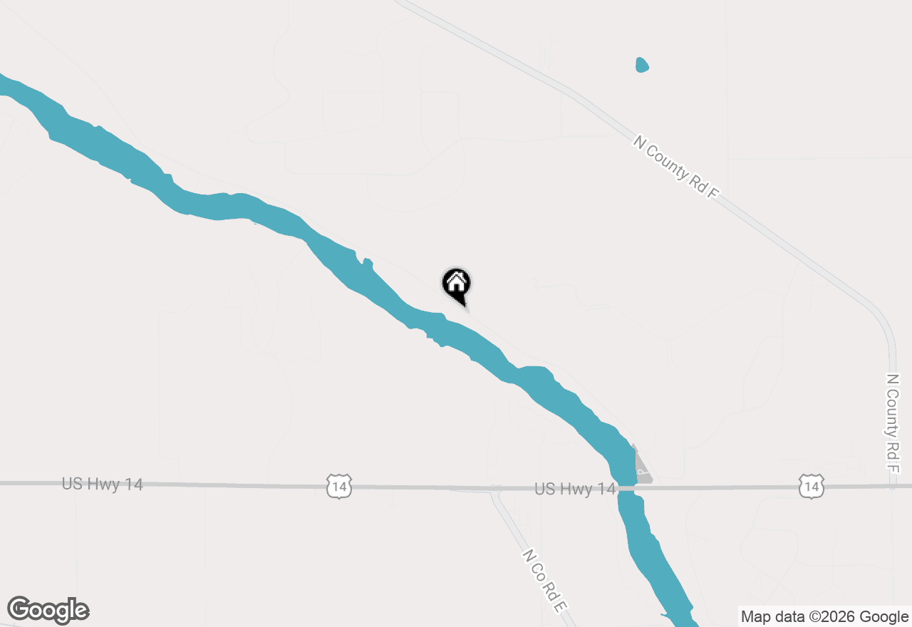Map of 4545 N River Rd, Janesville, WI 53545