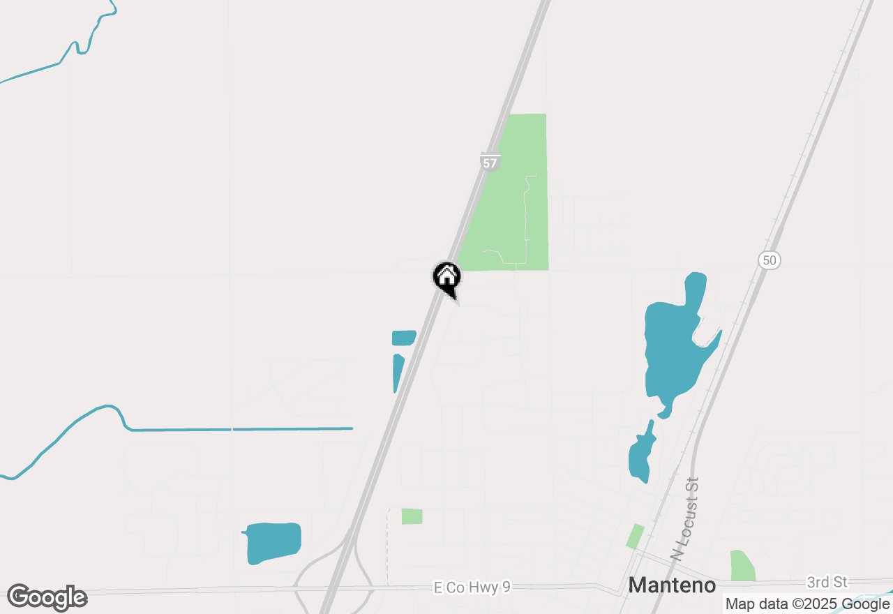 Map of 895 Willow Road, Manteno, IL 60950