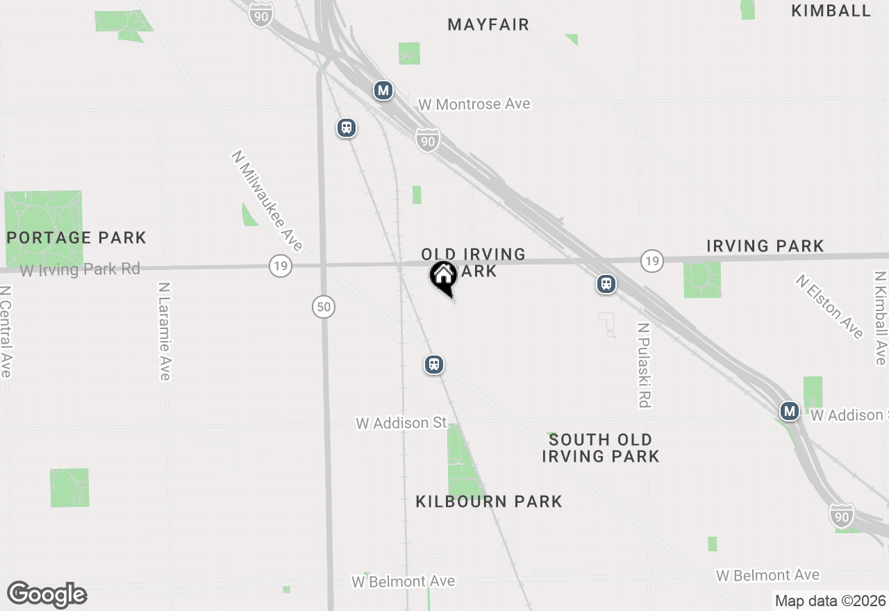 Map of 3856 N Kenneth Avenue, Chicago, IL 60641