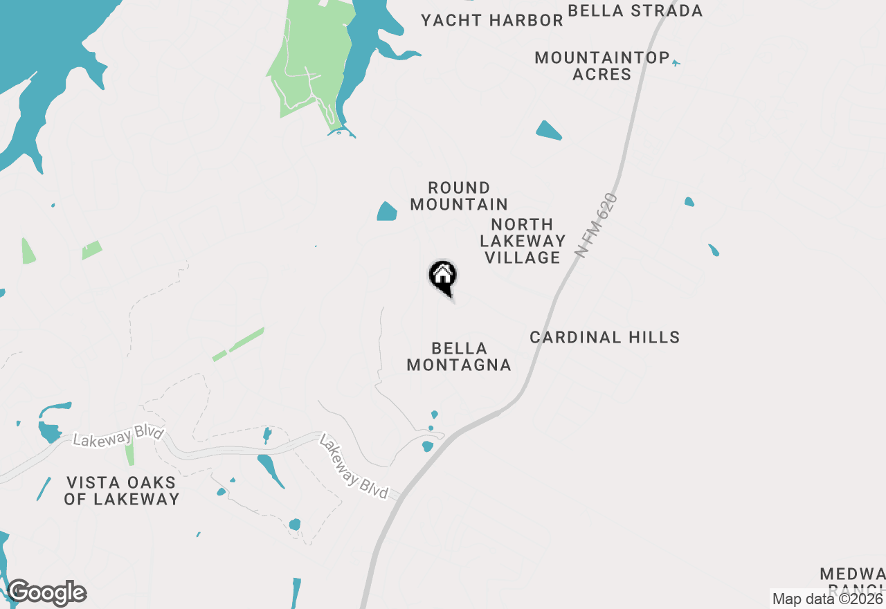 Map of 310 Bella Montagna Cir, Austin, TX 78734