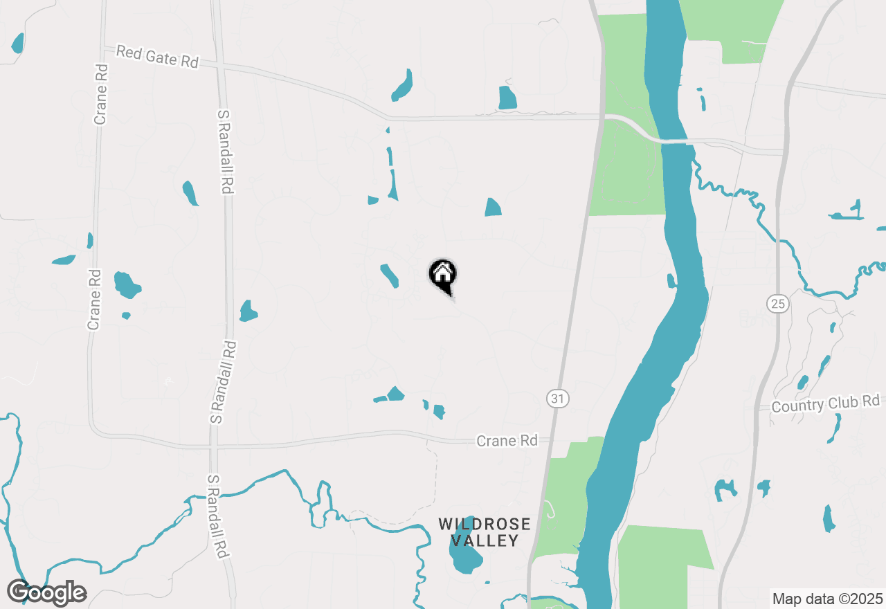 Map of 3203 Greenwood Lane, St. Charles, IL 60175