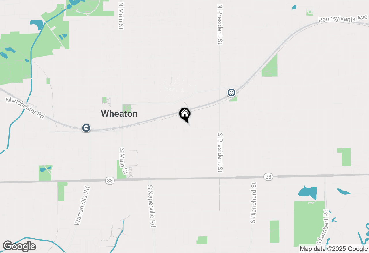 Map of 609 E Liberty Drive, Wheaton, IL 60187