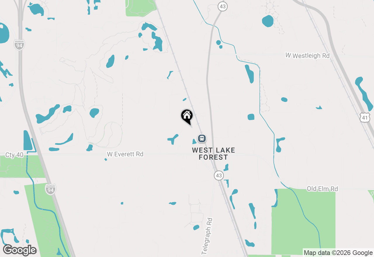 Map of 855 Fox Trail Court, Lake Forest, IL 60045