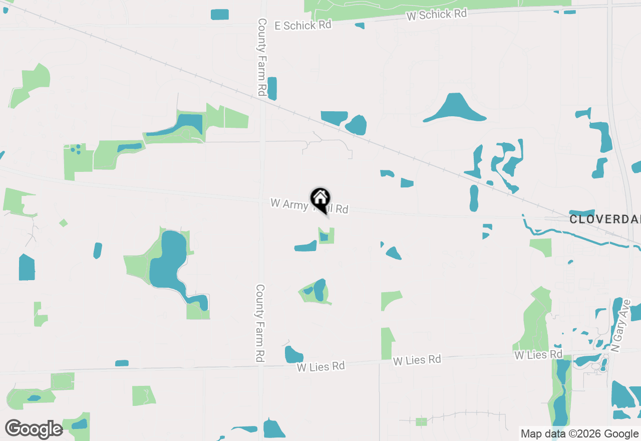 Map of 3758 Merrimac Lane, Hanover Park, IL 60133