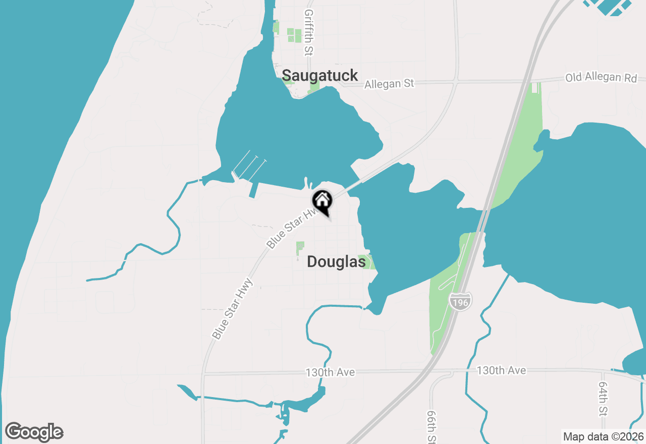 Map of 118 S Spring Street, Douglas, MI 49406