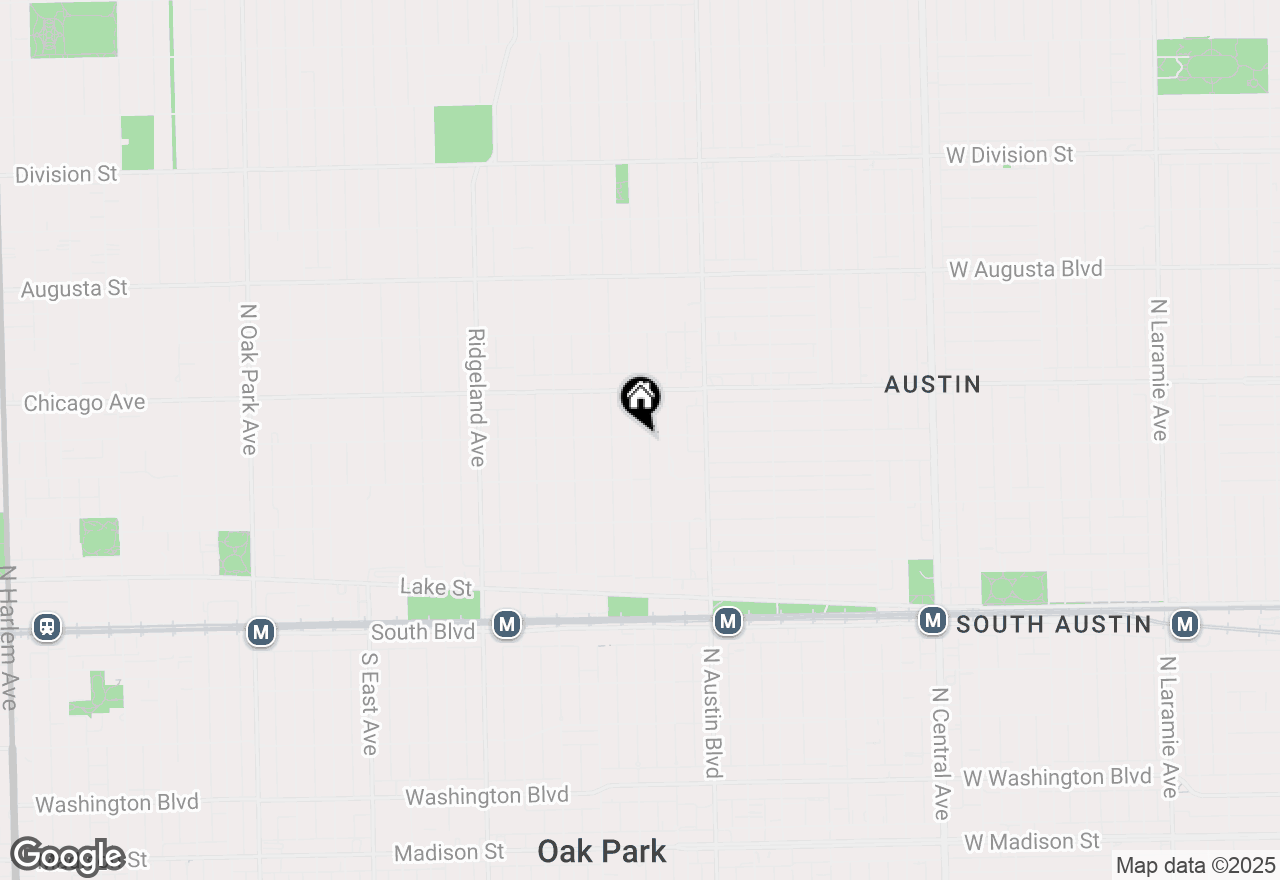 Map of 332 N Taylor Avenue, Oak Park, IL 60302