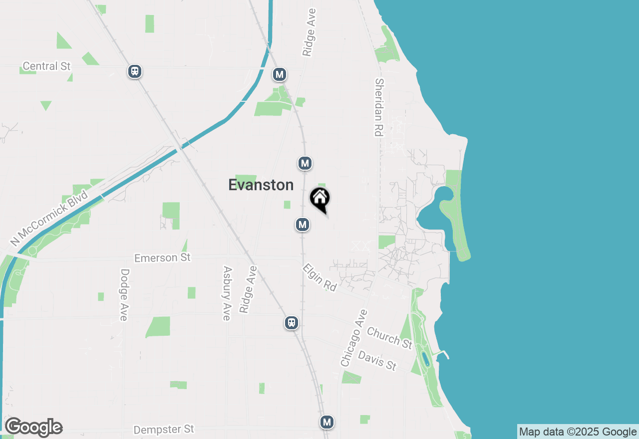 Map of 2016 Sherman Avenue #1E, Evanston, IL 60201
