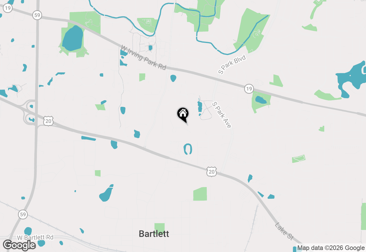 Map of 377 Locksley Drive, Streamwood, IL 60107