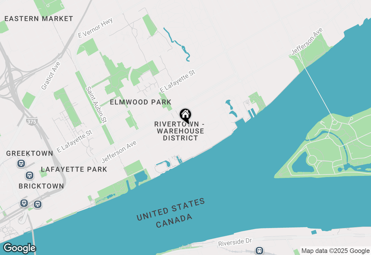 Map of 2987 Franklin Street #2D, Detroit, MI 48207