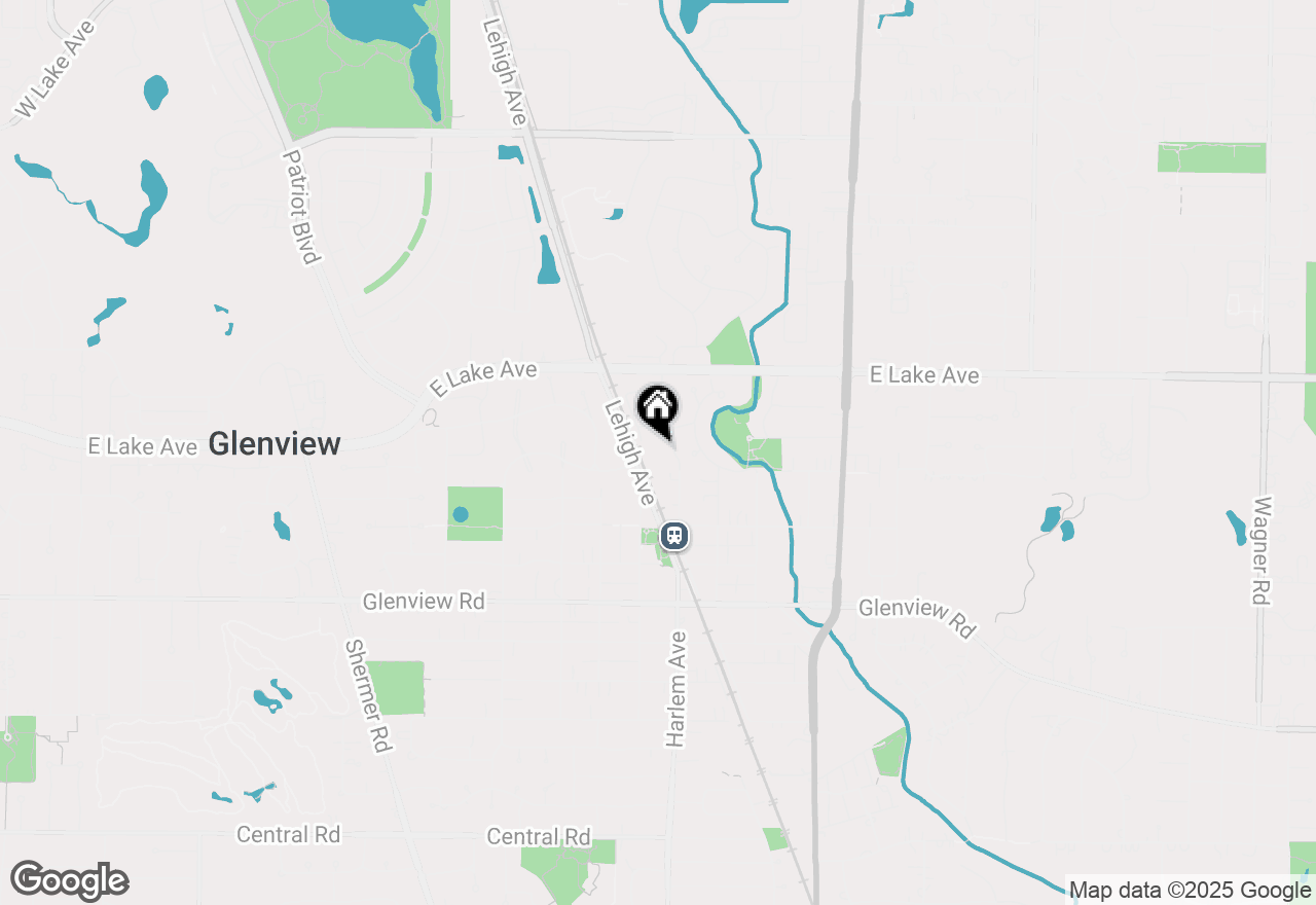 Map of 1234 Depot Street #203, Glenview, IL 60025