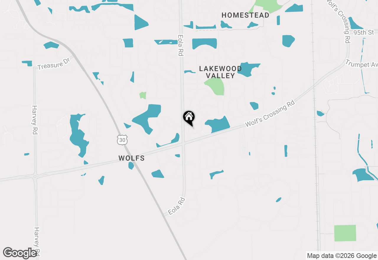 Map of 2413 Dickens Drive, Aurora, IL 60503