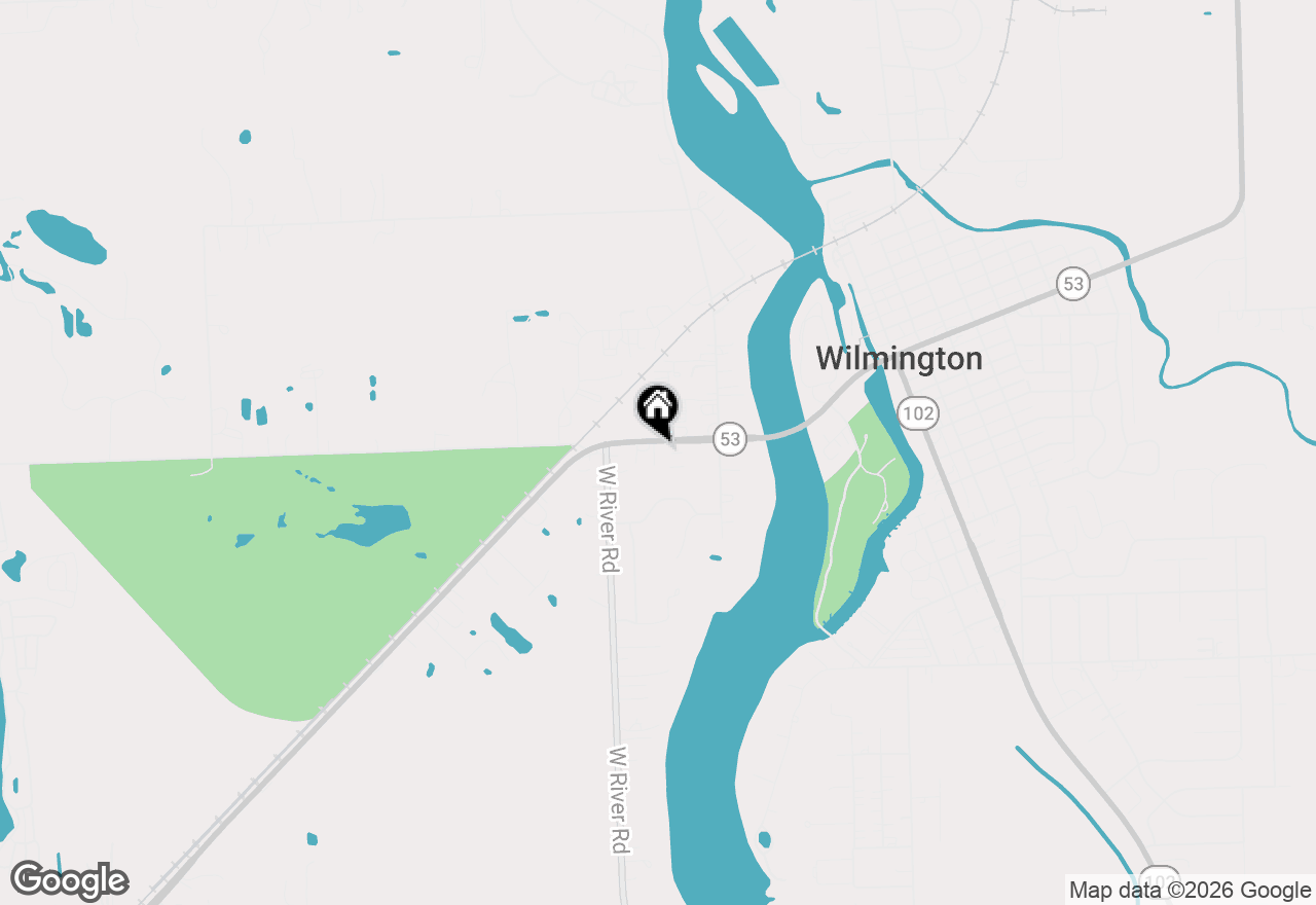 Map of 605 W Baltimore Street #A, Wilmington, IL 60481