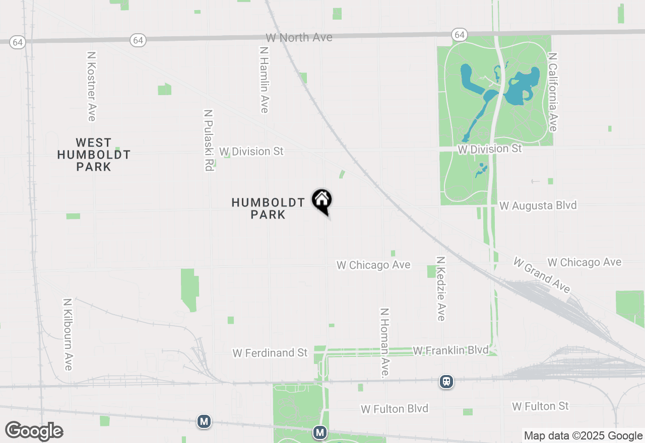 Map of 930 N Central Park Avenue, Chicago, IL 60651