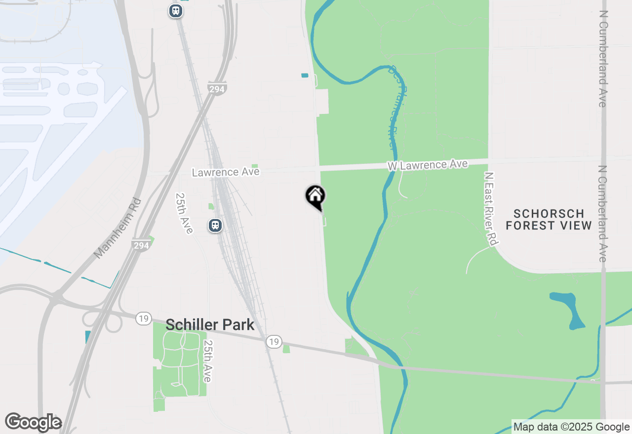 Map of 4628 River Road #1B, Schiller Park, IL 60176