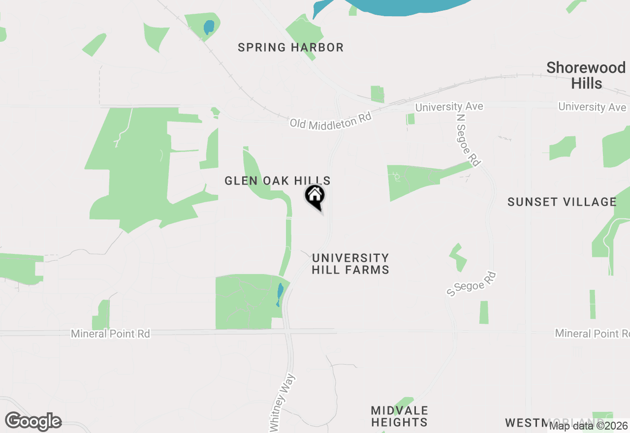 Map of 1 Merrill Crest Dr, Madison, WI 53705