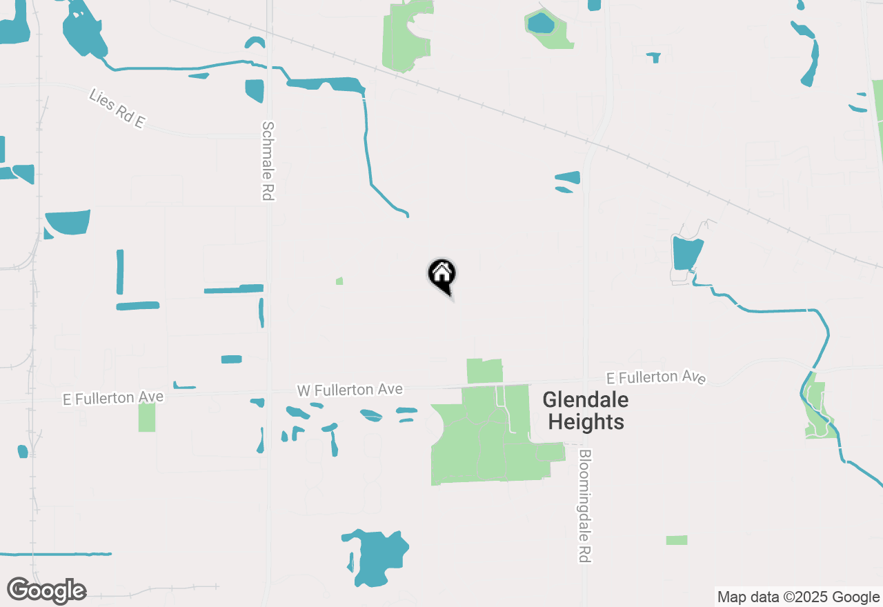 Map of 1708 Keating Street, Glendale Heights, IL 60139