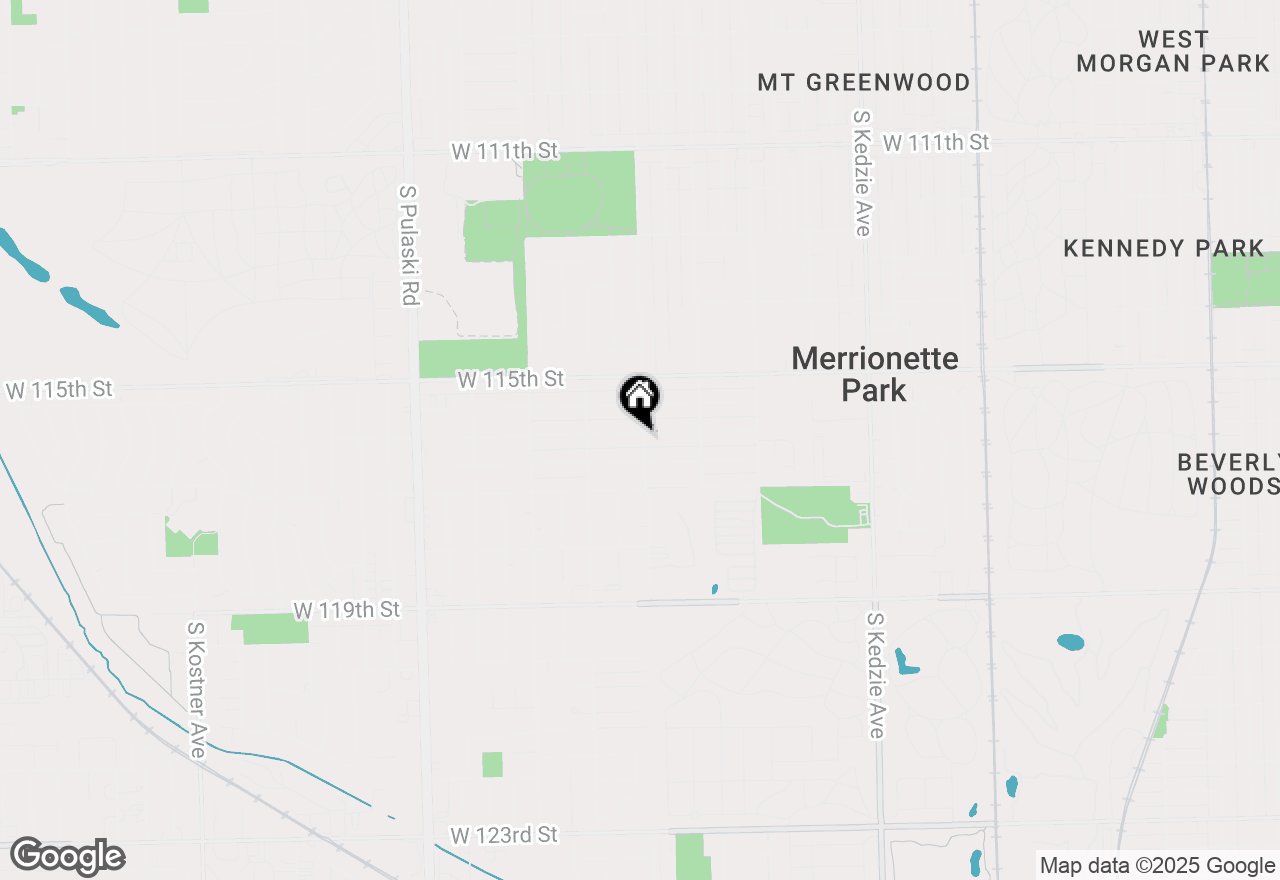 Map of 3601 W 116th Street, Chicago, IL 60655