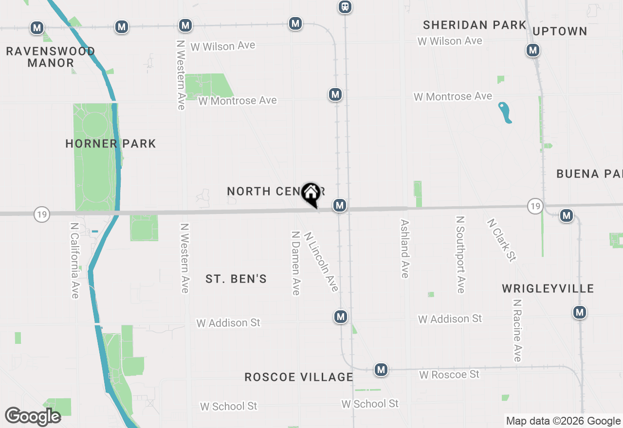 Map of 1927 W Irving Park Road #4, Chicago, IL 60613