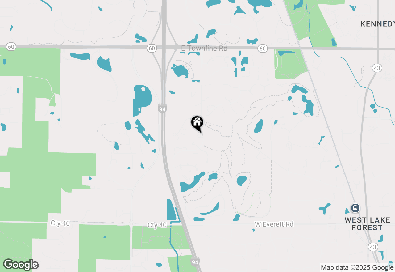 Map of 500 Andover Court #500, Lake Forest, IL 60045