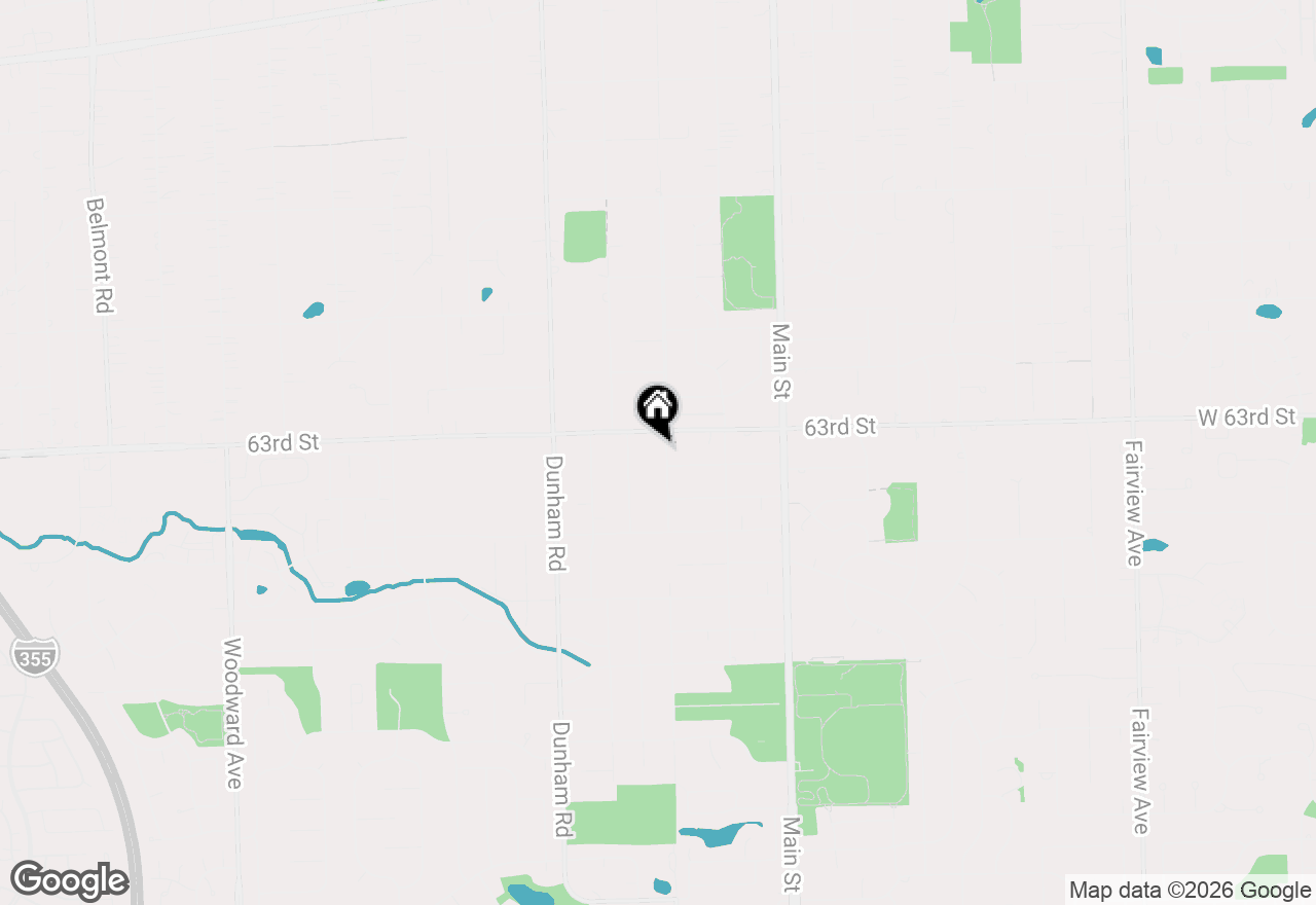Map of 6308 Saratoga Avenue, Downers Grove, IL 60516
