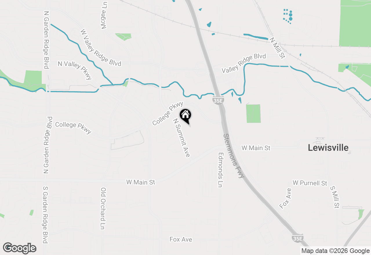 Map of 517 Hutchinson Lane, Lewisville, TX 75077