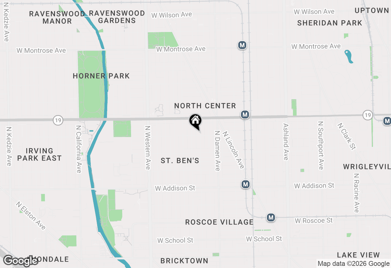 Map of 2114 W Byron Street #2, Chicago, IL 60618
