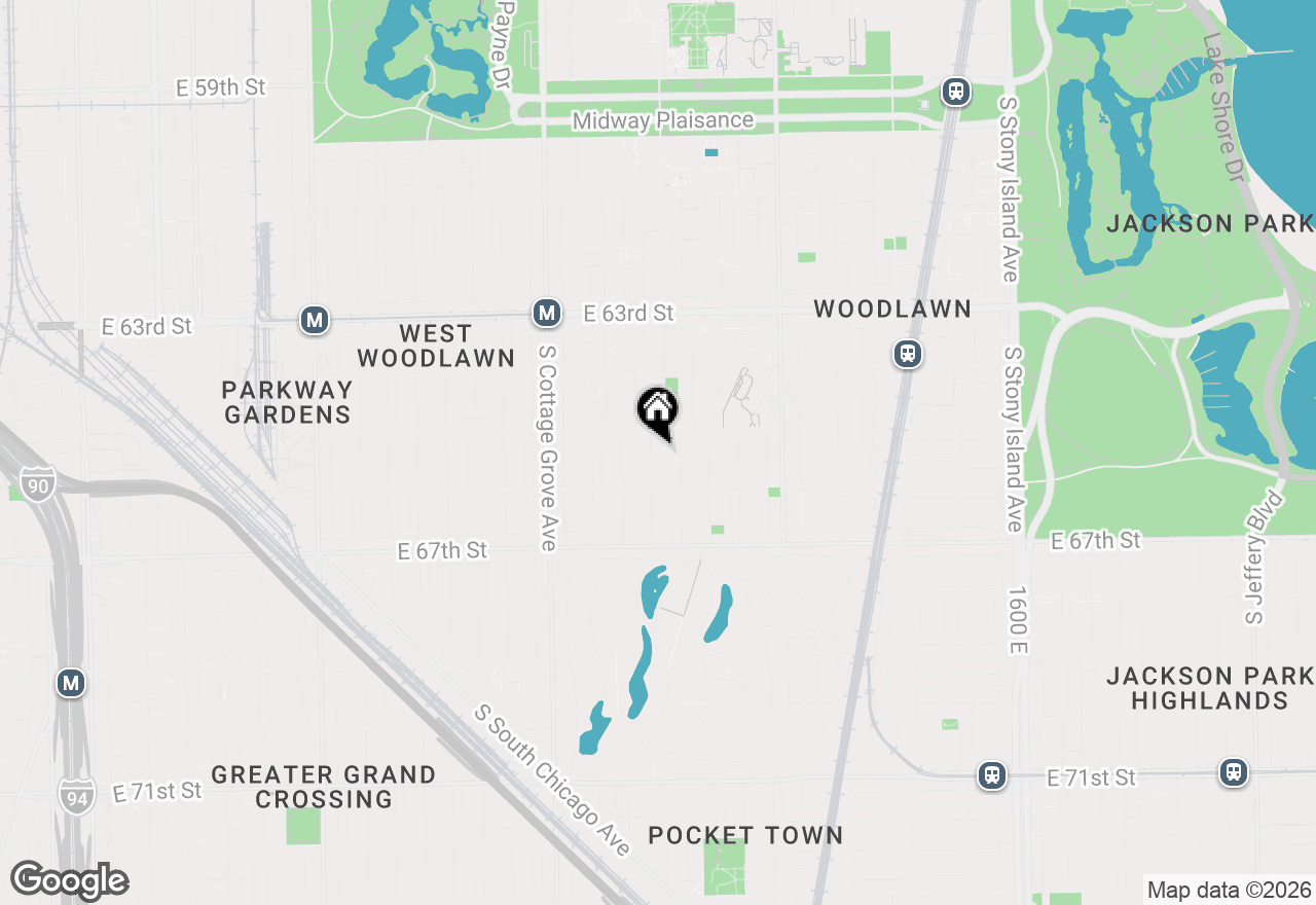 Map of 6522 S Ellis Avenue, Chicago, IL 60637