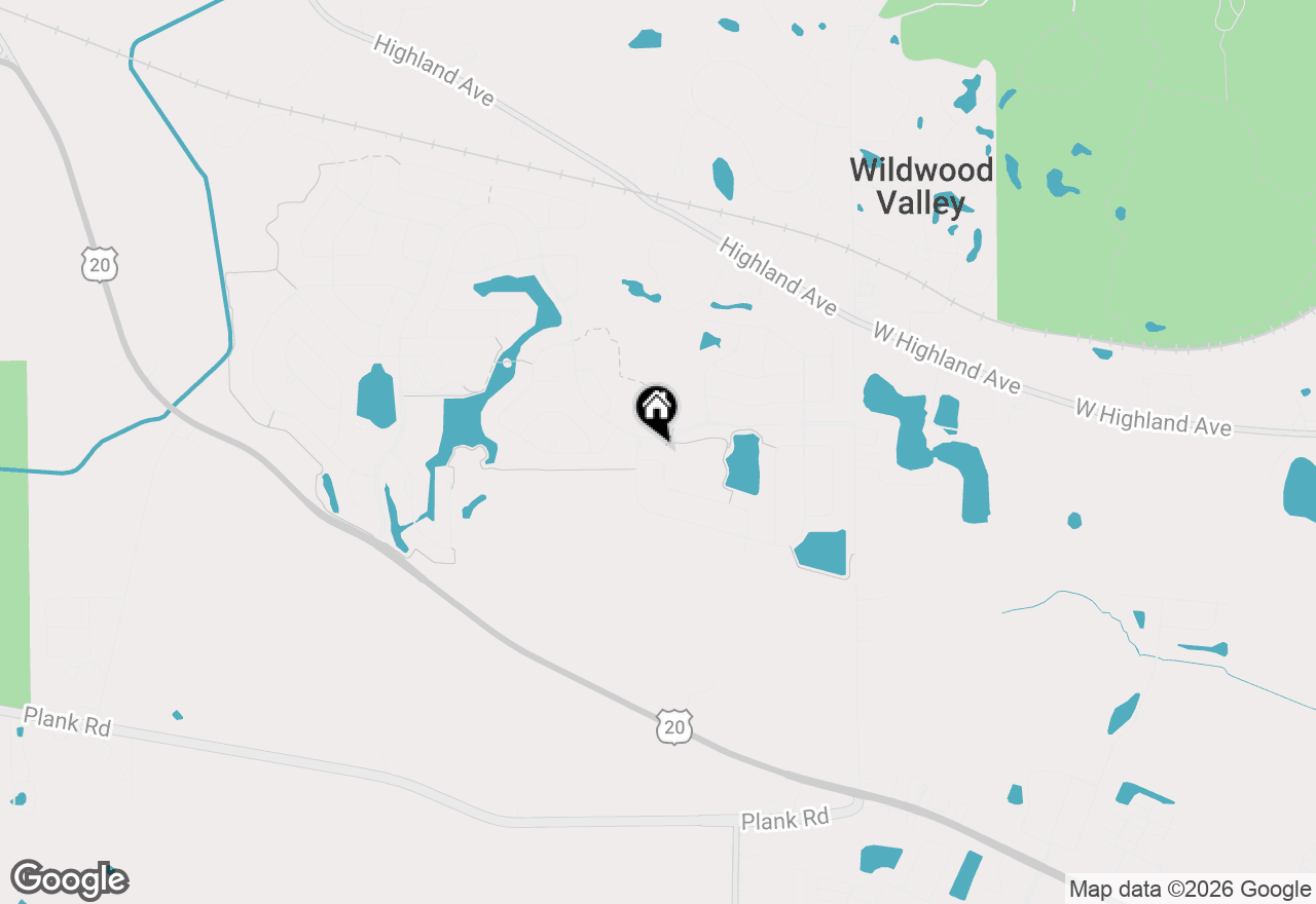 Map of (Address confidential), Elgin, Illinois 60124