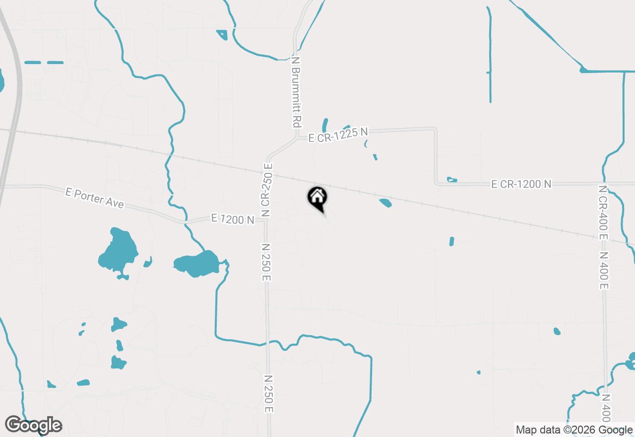 Map of 2221 Easton Park Drive, Chesterton, IN 46304