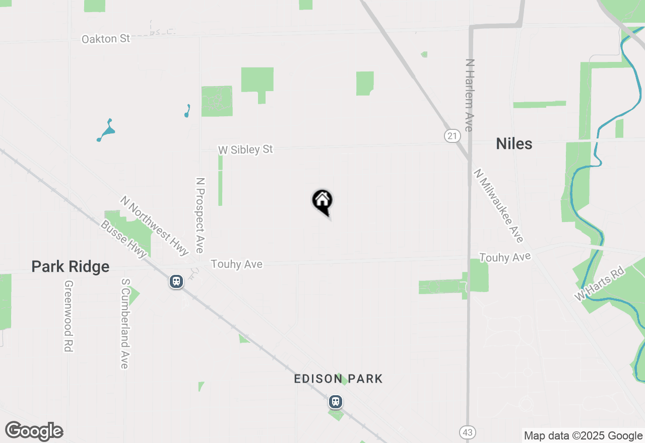 Map of 7320 N Overhill Avenue, Chicago, IL 60631