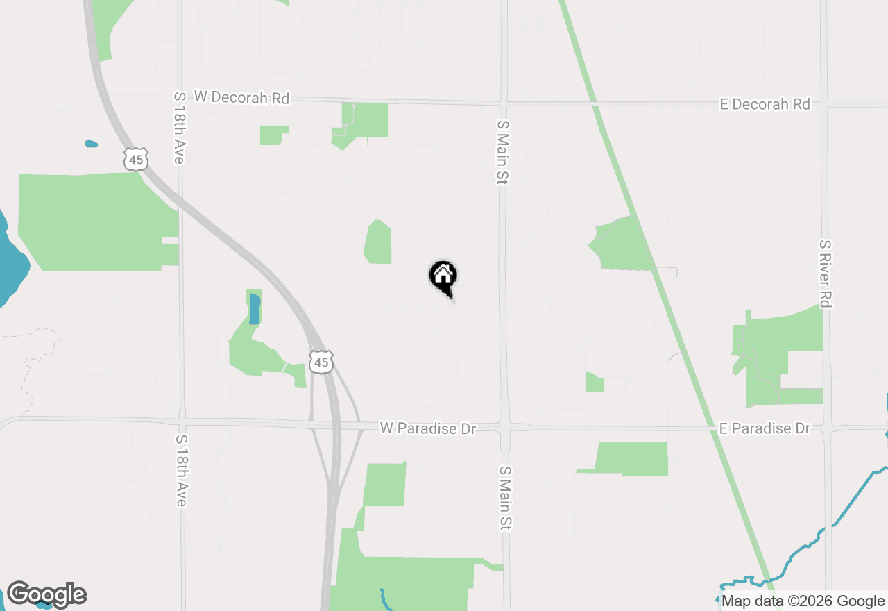 Map of 601 Barrington Ct #D, West Bend, WI 53095