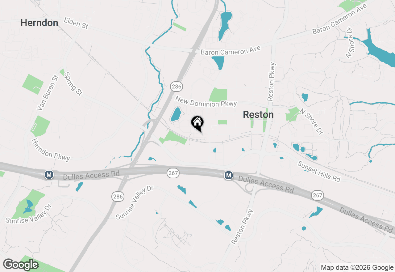 Map of 1930 Crescent Park Drive #29A, Reston, VA 20190