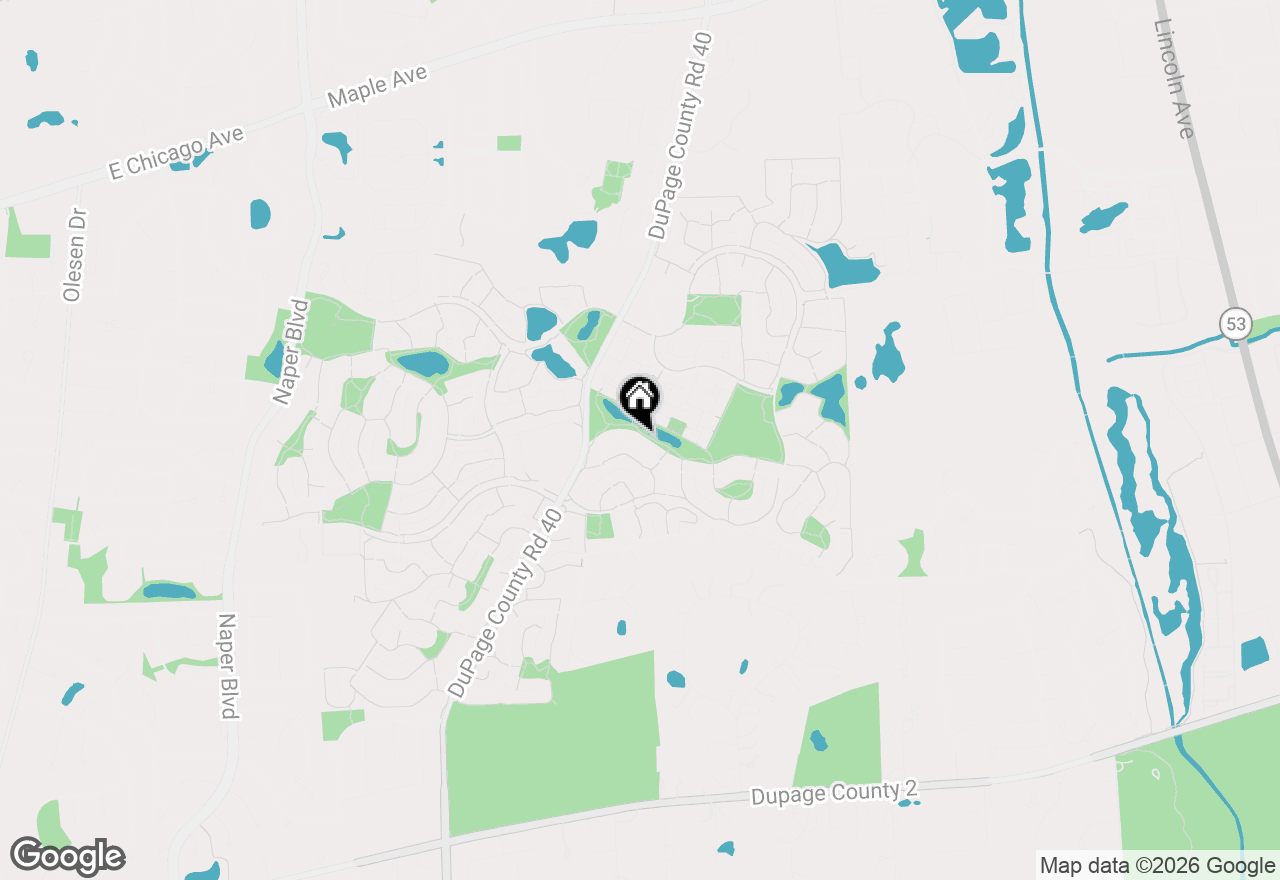Map of 2256 Ridgewood Road, Lisle, IL 60532
