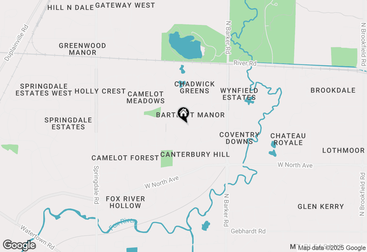 Map of 20910 Bradford Ln, Brookfield, WI 53045