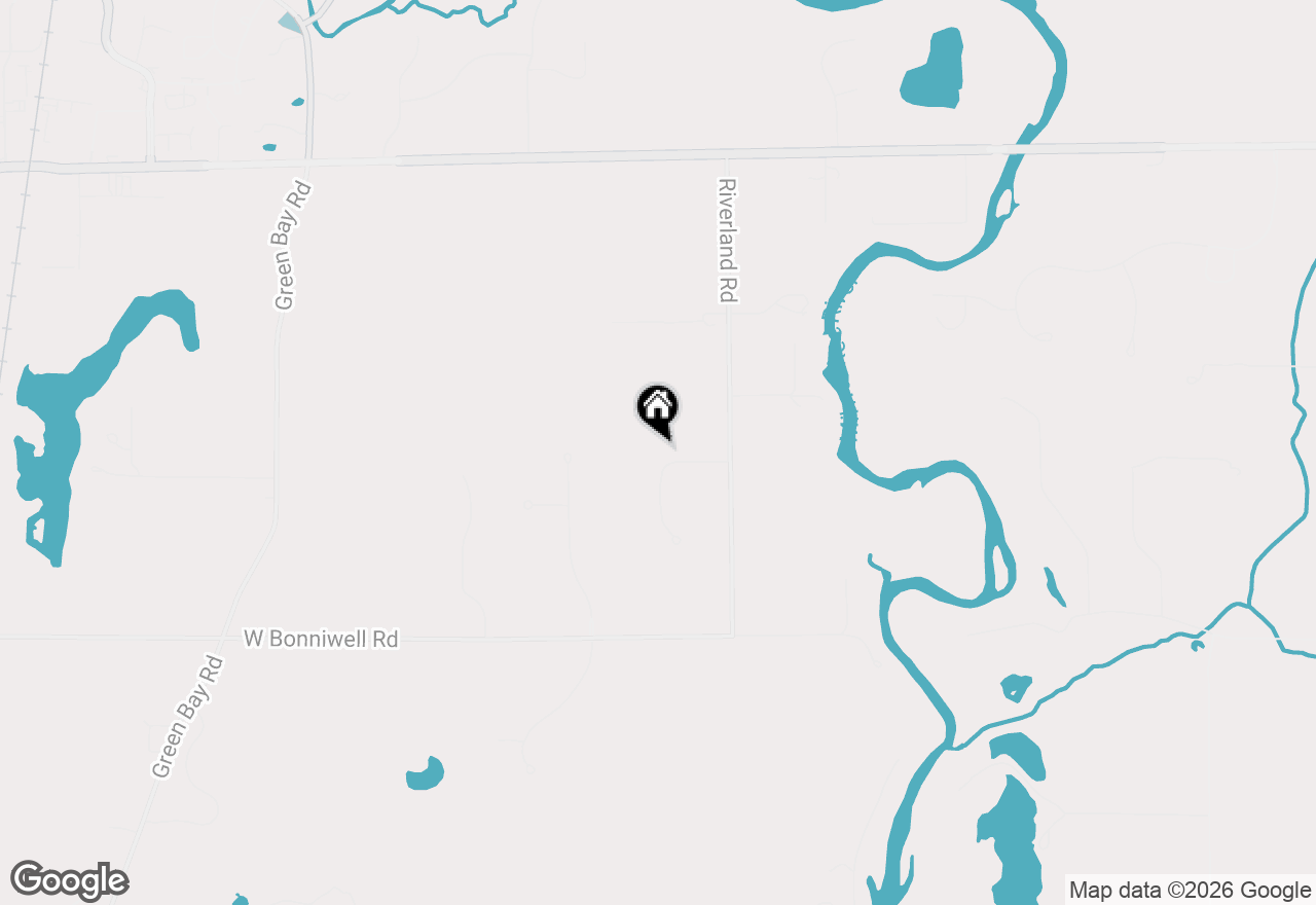 Map of 3750 W Pine View Ct, Mequon, WI 53097