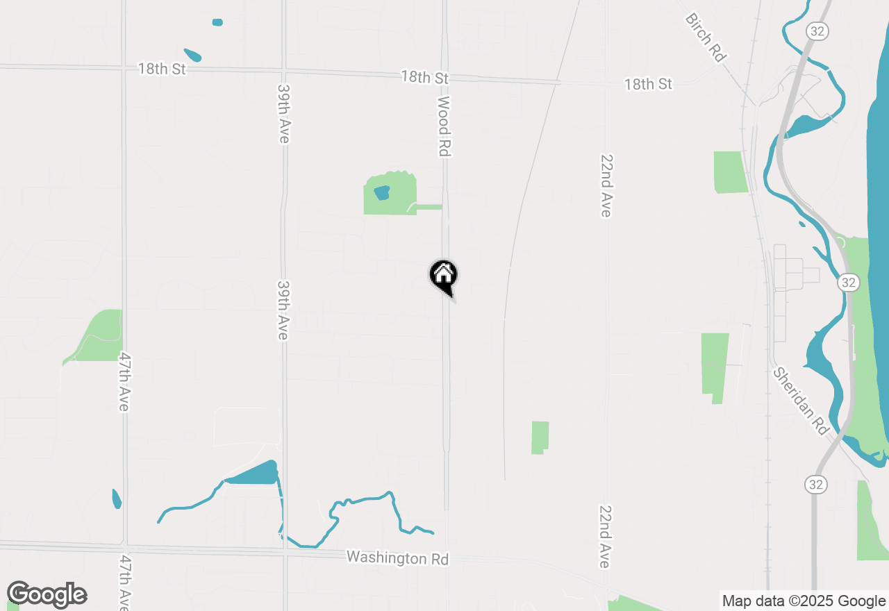 Map of 2616 30th Ave, Kenosha, WI 53144