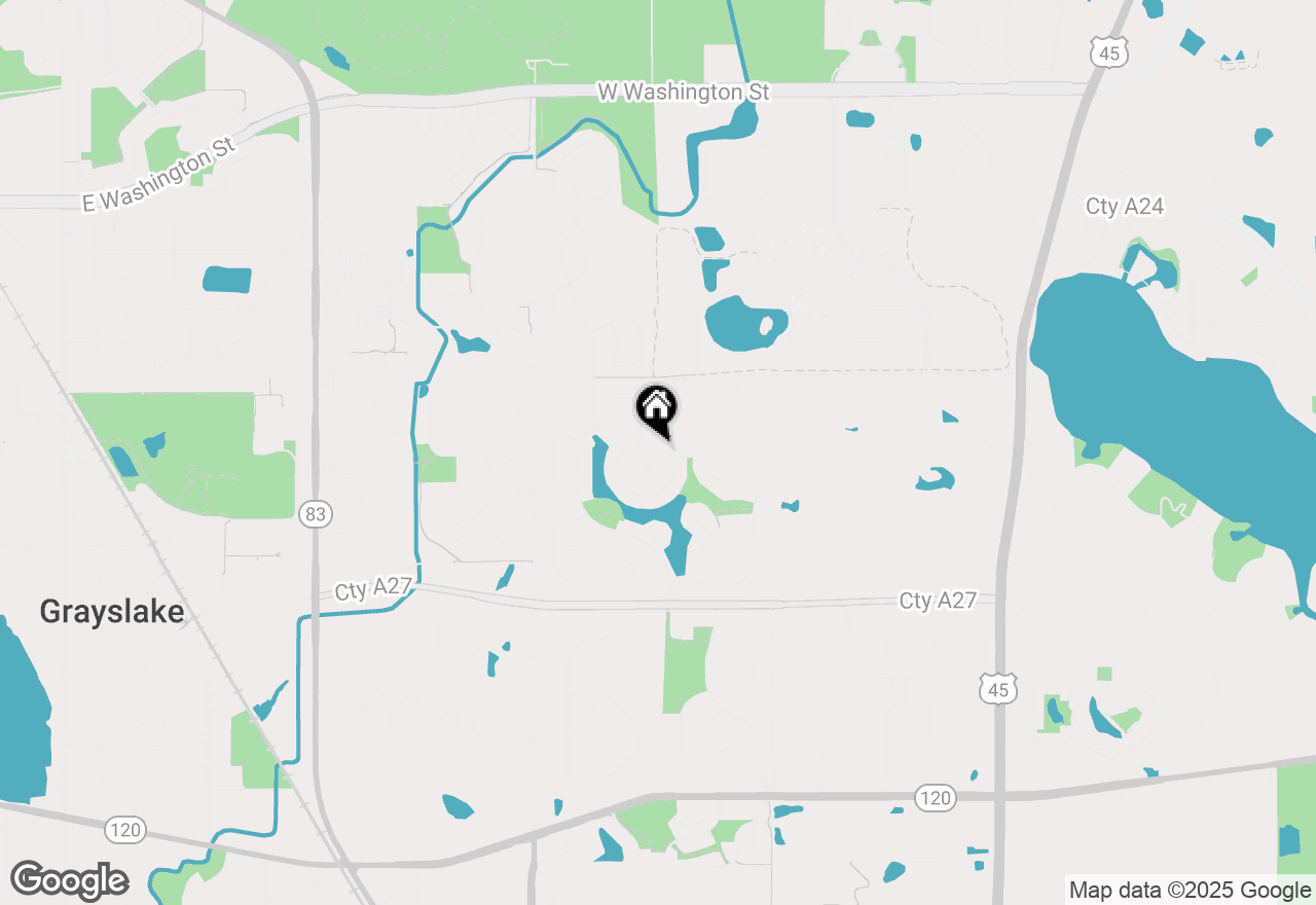 Map of 383 Cambridge Drive, Grayslake, IL 60030