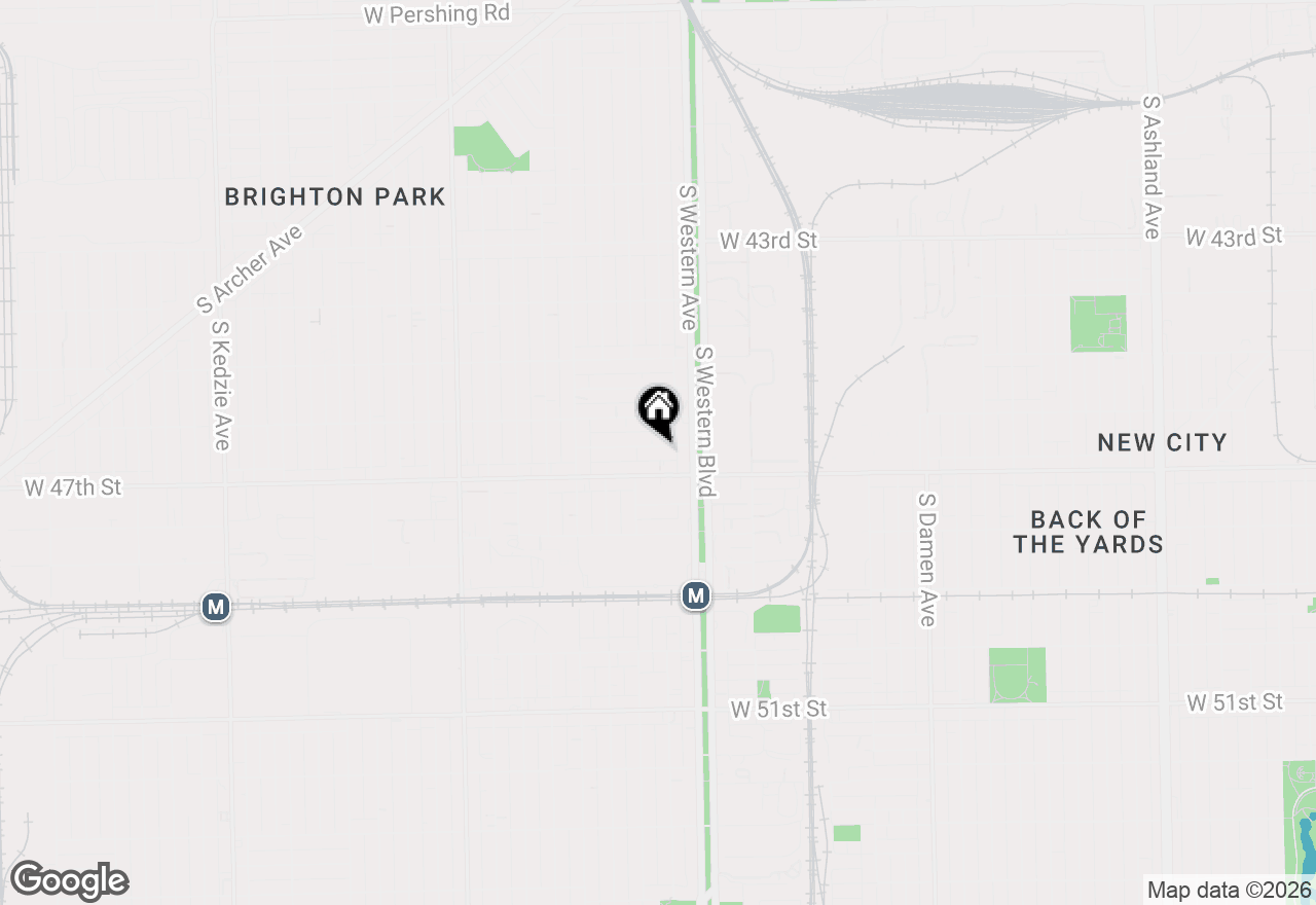 Map of 2433 W 46th Place, Chicago, IL 60632