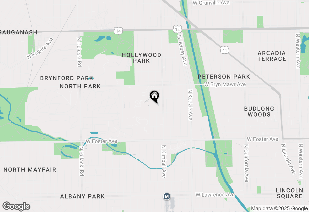 Map of 5426 N Bernard Street, Chicago, IL 60625