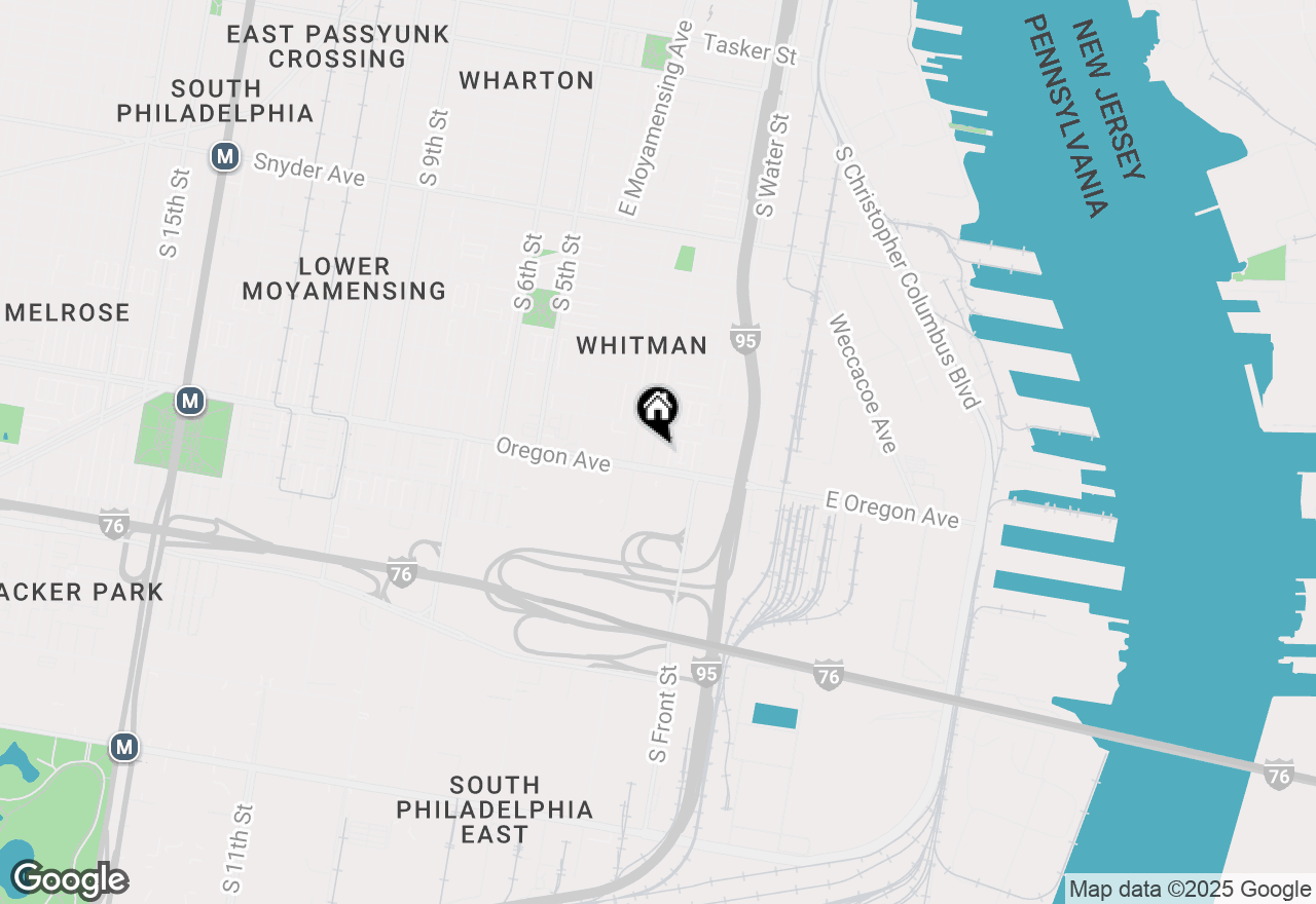 Map of 2634 S 2nd Street, Philadelphia, PA 19148