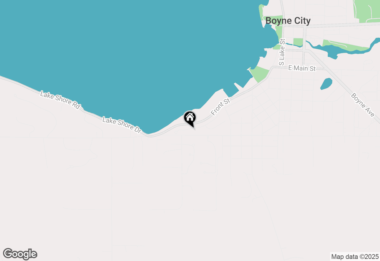 Map of 723 Lake Park Drive, Boyne City, MI 49712