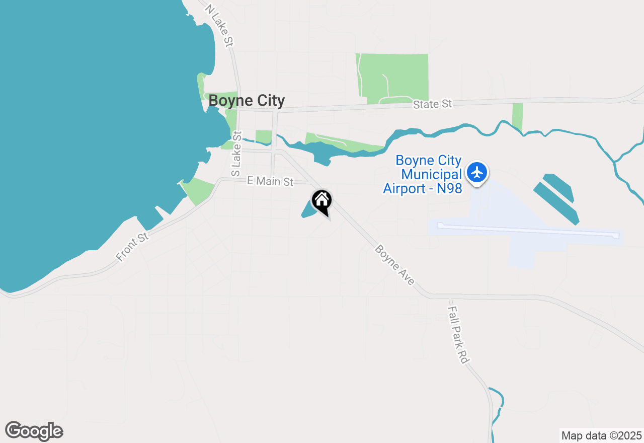 Map of Lot 8 High Pines Trail, Boyne City, MI 49712