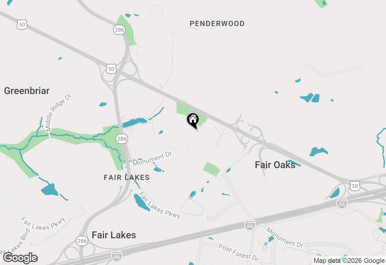 Map of 4007 Murdstone Court, Fairfax, VA 22033