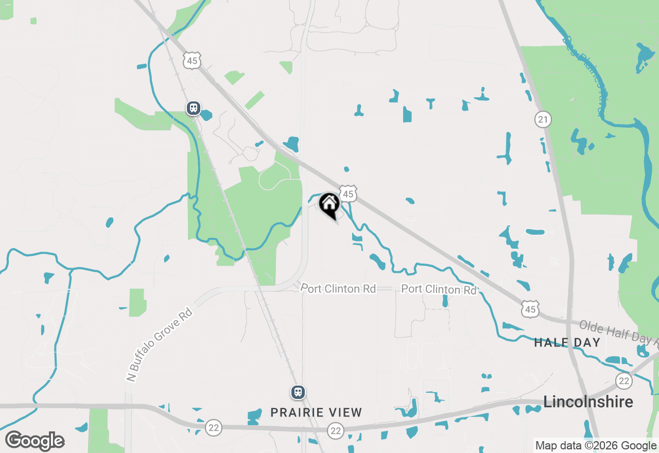 Map of (Address confidential), Buffalo Grove, Illinois 60089